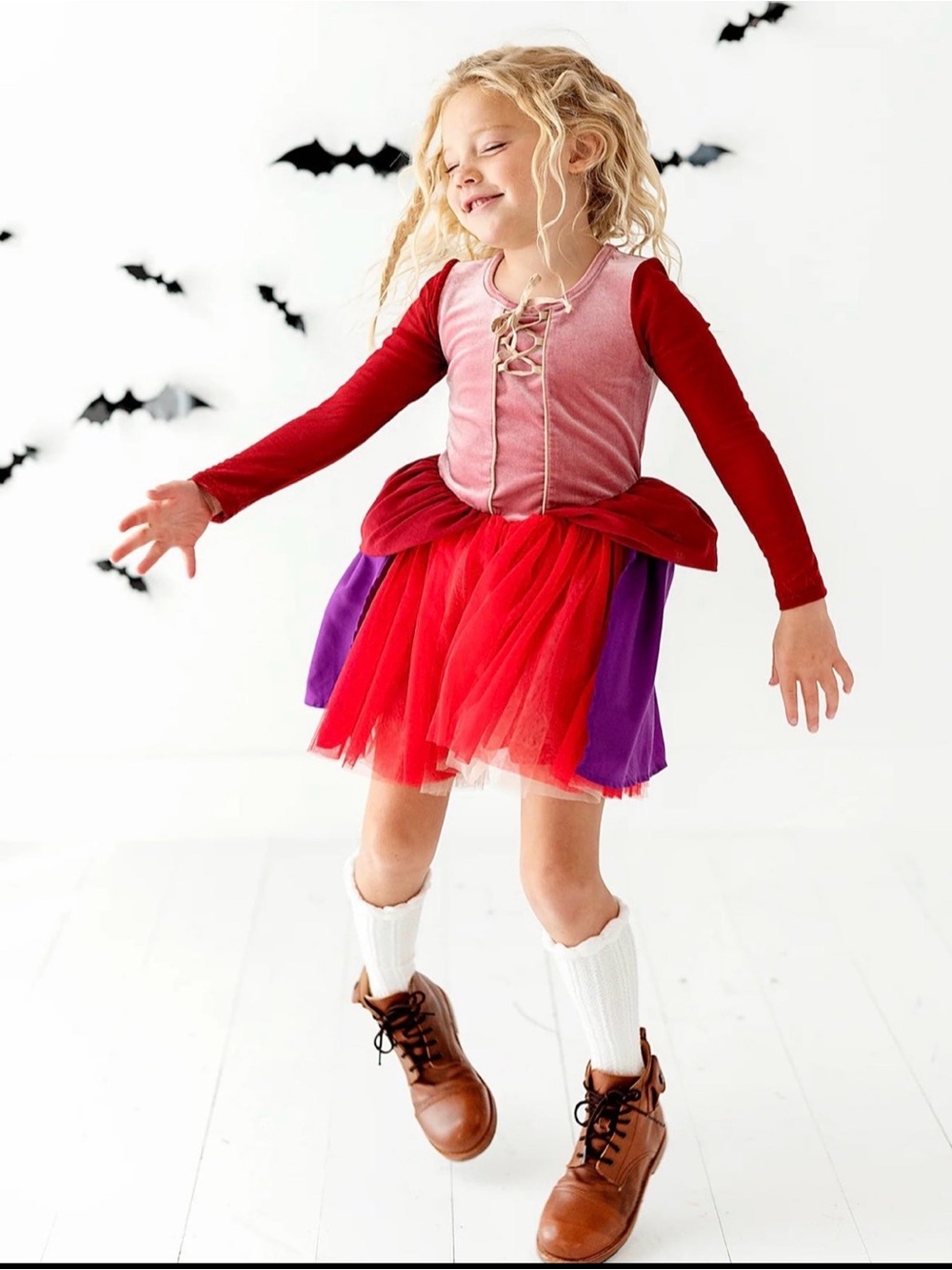 Taylor Joelle Sarah Sanderson Witch Hocus Pocus Tulle Costume Dress 8